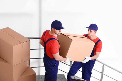 Removal van ready for a Shoreditch residential move