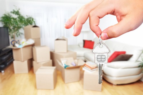 Sturdy cartons, tape, and wrapping materials suitable for local packing needs in Shoreditch
