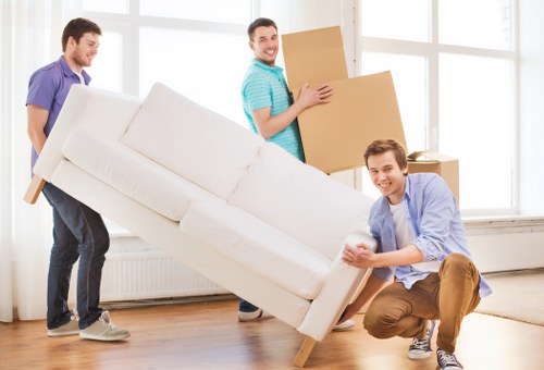 Specialist handling for upright and grand pianos during local moves